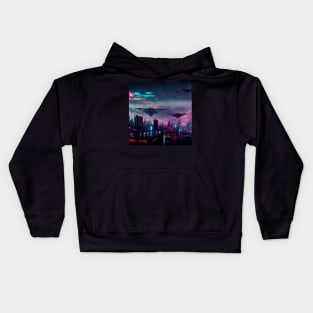 Cyberpunk to Space Kids Hoodie